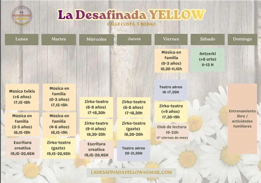 horarios 2026